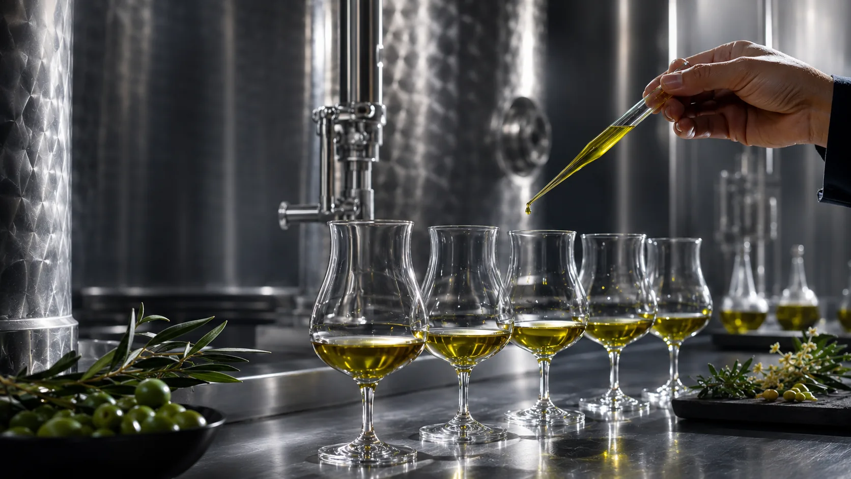 Oil quality evaluation for professional B2B supply