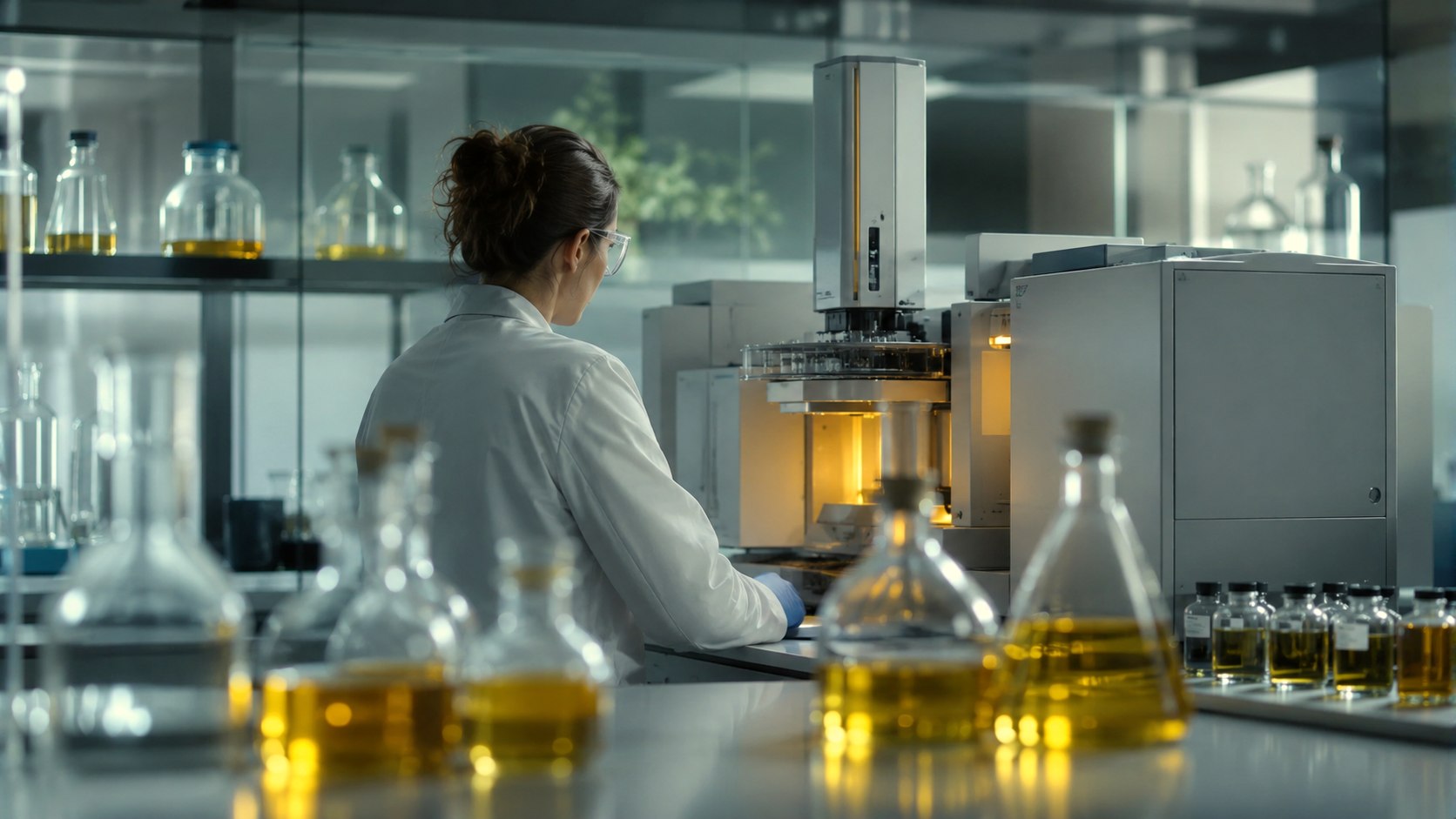 Laboratory research and oil application control